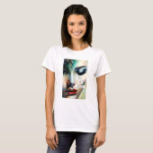 キス自分 |ファンタジーEthereal Art Tシャツ (正面フル)