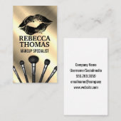 キス記号 | メイクアップブラシセット 名刺 (正面/裏面)