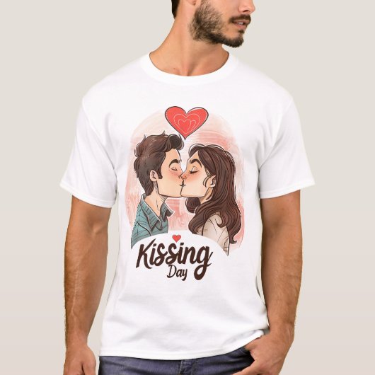 キス記念日 Tシャツ (正面)
