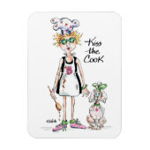 キス調理師、あなたの感謝マグネットを表示する マグネット