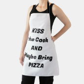 キス調理師...と多分ピザを持って来る – おもしろエプロン エプロン (インサイチュ)