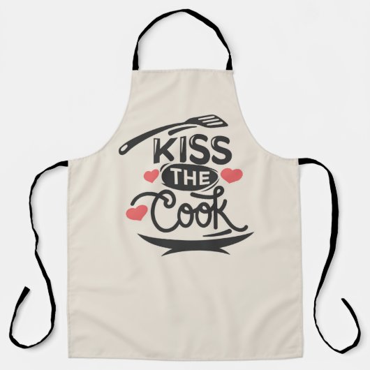 キス調理師 エプロン (正面)