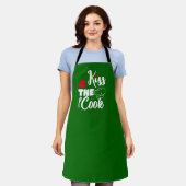 キス調理師 エプロン (着用した状態)