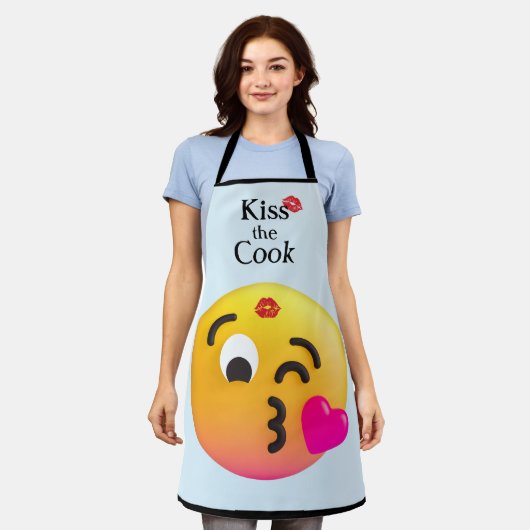 キス調理師 エプロン (着用した状態)