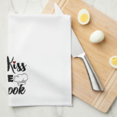 キス調理師 キッチンタオル (四つ折り)