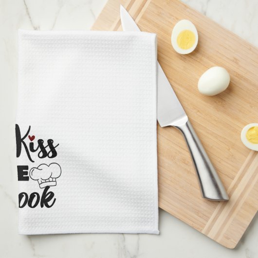 キス調理師 キッチンタオル (四つ折り)