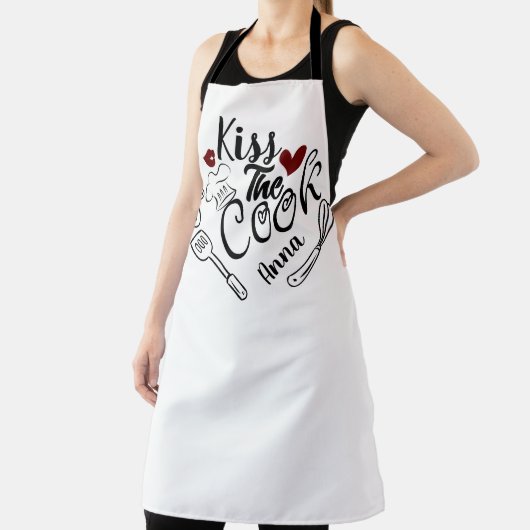 キス調理師 パーソナライズされた エプロン (インサイチュ)