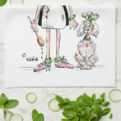 キス調理師、彼女にあなたの感謝を示す キッチンタオル (折り畳み)