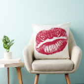 キス赤い唇 クッション (椅子)