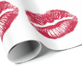 キス赤い唇 ラッピングペーパー (ロールコーナー)