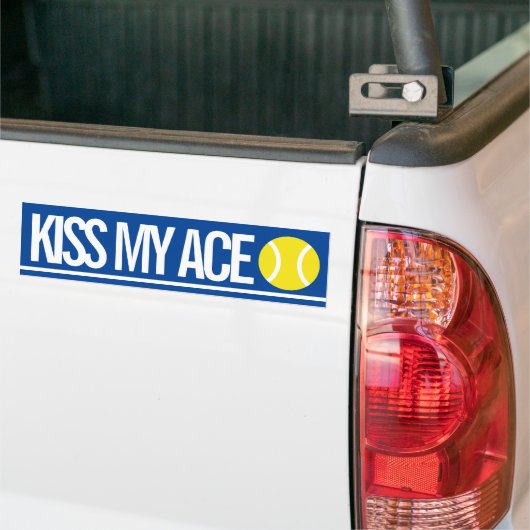 キス車またはトおもしろいラック用のMy Aceバンパーシール バンパーステッカー (トラック上)