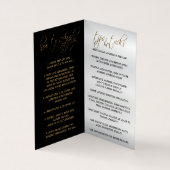 キス防止赤い唇と黒の指示 名刺 (内部)