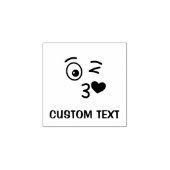 キス顔 ラバースタンプ (インプリント)