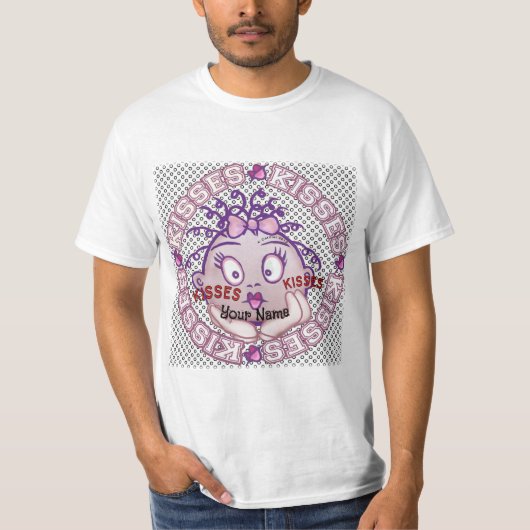 キス顔Tシャツ Tシャツ (正面)