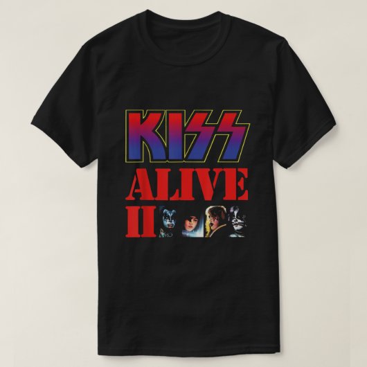 キス1977 Alive II Tシャツ (デザイン正面)