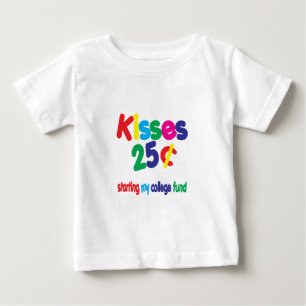 キス25セントの…大学資金 ベビーTシャツ