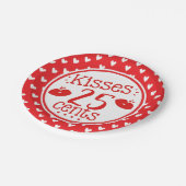 キス25セントバレンタインキッズハートパーティー ペーパープレート (アングル)