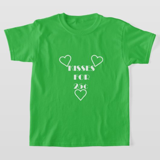 キス25セント – Girls'Basic T-Shirt Tシャツ (レイダウン)