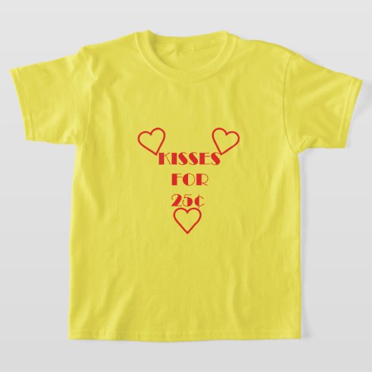 キス25セント – Girls'Basic T-Shirt Tシャツ (レイダウン)
