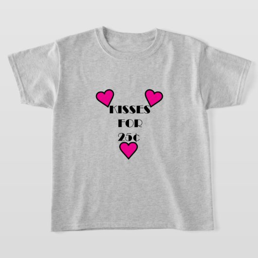 キス25セント – Girls'Basic T-Shirt Tシャツ (レイダウン)