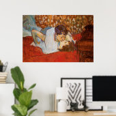 キス – アンリ・ド・トゥールーズ・ロートレックのポスター ポスター (ホームオフィス)