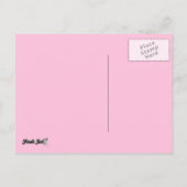 キス・ウィッシュ・ピンクので始カスタムまる 案内ポストカード (裏面)