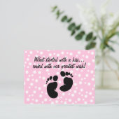 キス・ウィッシュ・ピンクので始カスタムまる 案内ポストカード (スタンド正面)