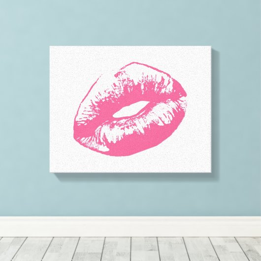 キス キャンバスプリント (インサイチュ (ウッドフロア))