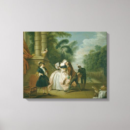 キス キャンバスプリント (正面)