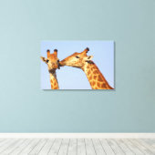 キス キャンバスプリント (インサイチュ (ウッドフロア))