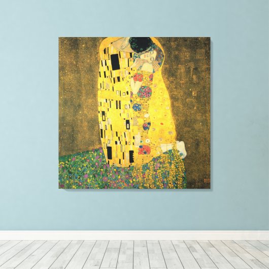 キス キャンバスプリント (インサイチュ (ウッドフロア))