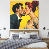 キス キャンバスプリント (インサイチュ (寝室))