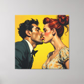 キス キャンバスプリント (正面)