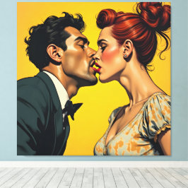 キス キャンバスプリント