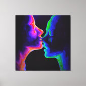 キス キャンバスプリント (正面)