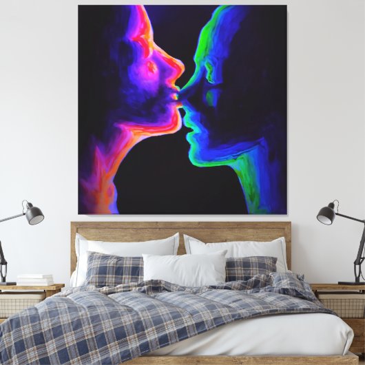 キス キャンバスプリント (インサイチュ (寝室))