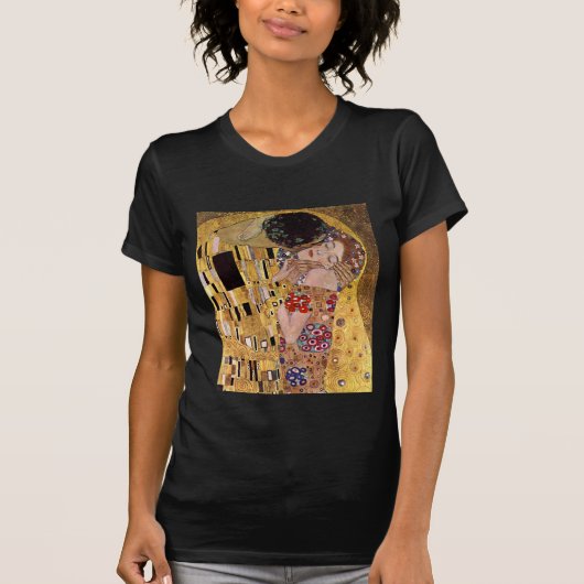 キス、グスタフのクリムト Tシャツ (正面)