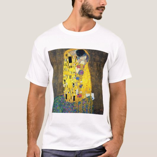 キス、グスタフのクリムト Tシャツ (正面)
