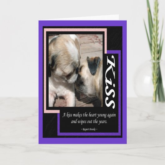 キス...グリーティングカード カード (正面)