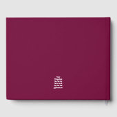 キス ゲストブック (裏面)