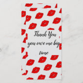 キス サンキューカード (正面/裏面)