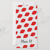 キス サンキューカード (裏面)