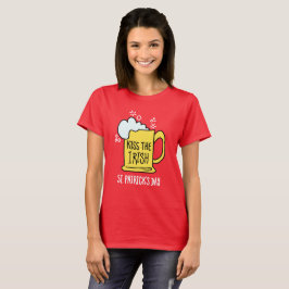 キス・ザ・アイリッシュ ビール セイントパトリックデー Tシャツ