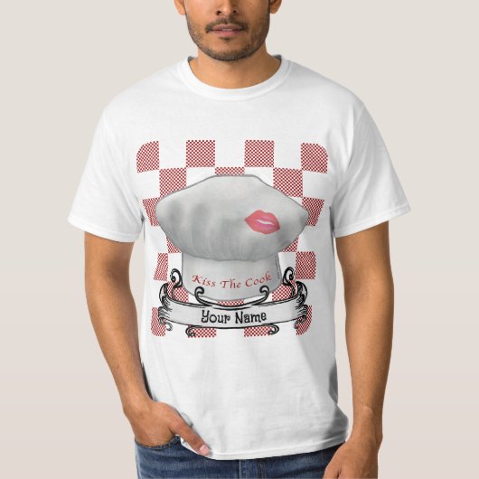 キス・ザ・クック シェフTシャツ Tシャツ (正面)