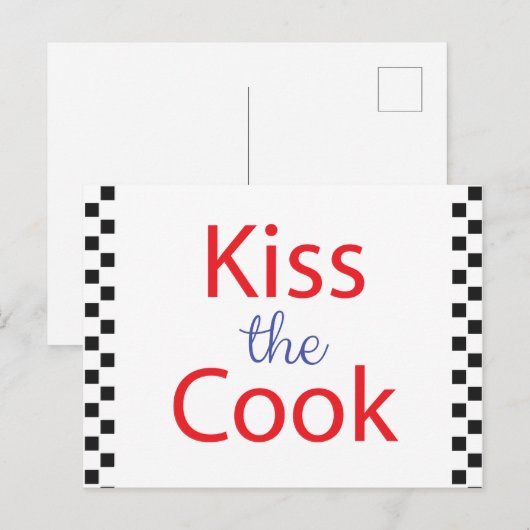 キス・ザ・クック ポストカード (正面/裏面)
