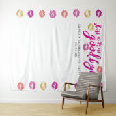 キス・ザ・ミス・グッバイ独身最後のパーティー背景 タペストリー (インサイチュ(横))