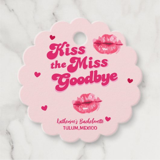 キス・ザ・ミス・グッバイ　バチェロレッテ女子旅 フェイバータグ (正面)