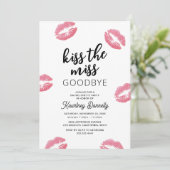キス・ザ・ミス・グッバイ・バチェロレッテ・パーティー 招待状 (スタンド正面)