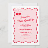 キス・ザ・ミス・グッバイ・バチェロレッテ・パーティー 招待状 (正面)