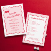 キス・ザ・ミス・グッバイ・バチェロレッテ・パーティー 招待状